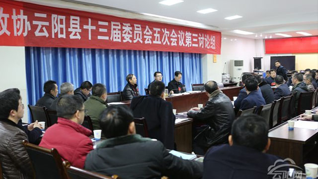 覃昌德等縣領導參加政協(xié)會分組討論圍繞中心建言獻策